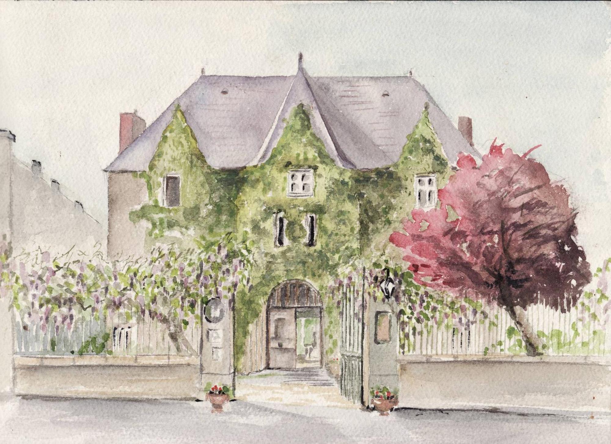Hôtel De La Barbacane Tiffauges Exterior foto